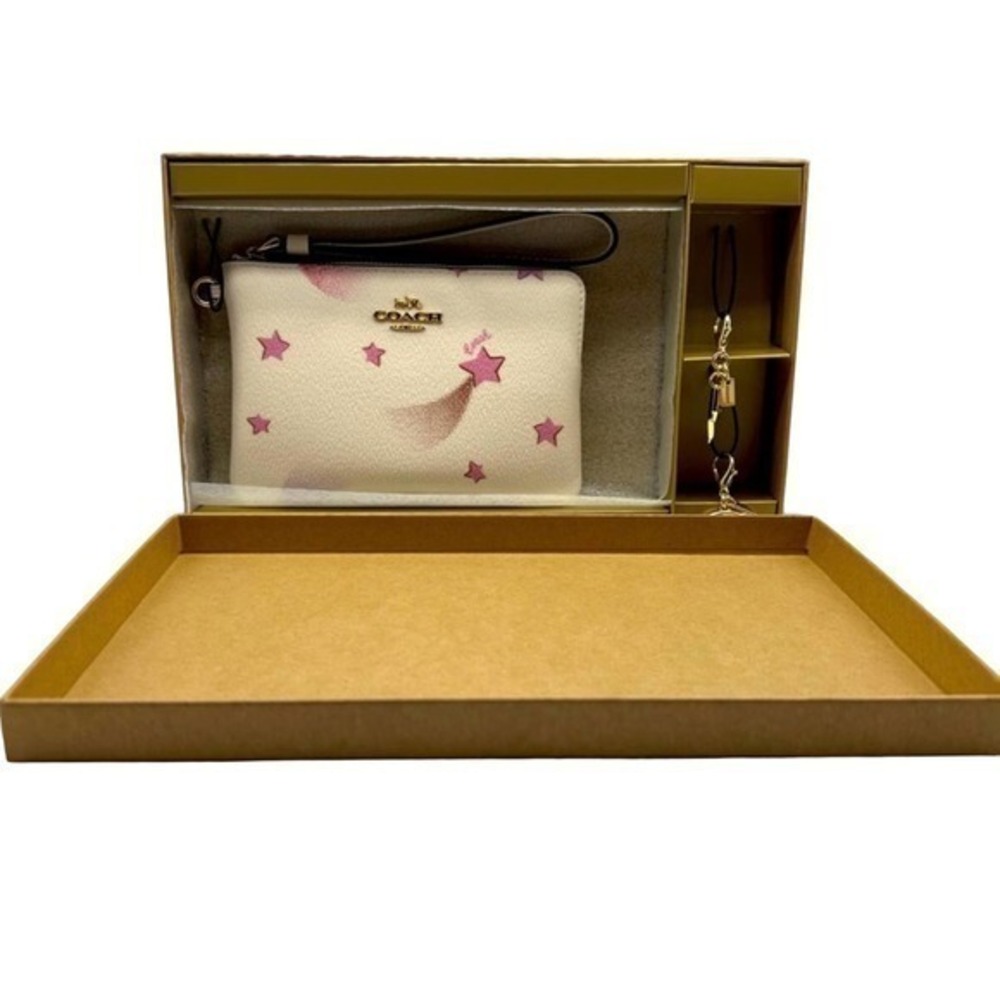 Coach Boxed Star Print Wristlet & Charms Gift Set – Holiday Ready – NWT